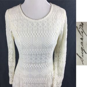 Sugarlips Sheath Cream Ivory Dress Fresh Fashion